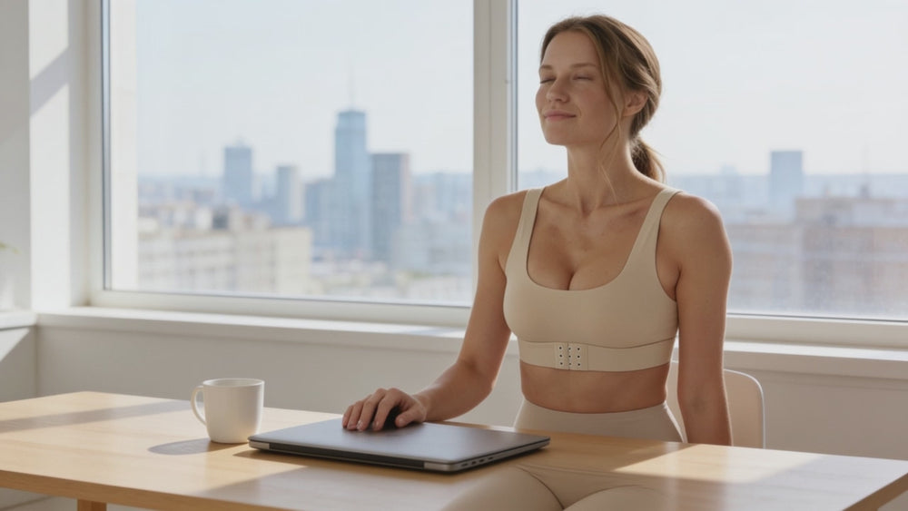 Elle travaille à son bureau avec ALIGN